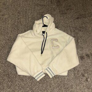 Champion - Cropped Fleece Hoodie